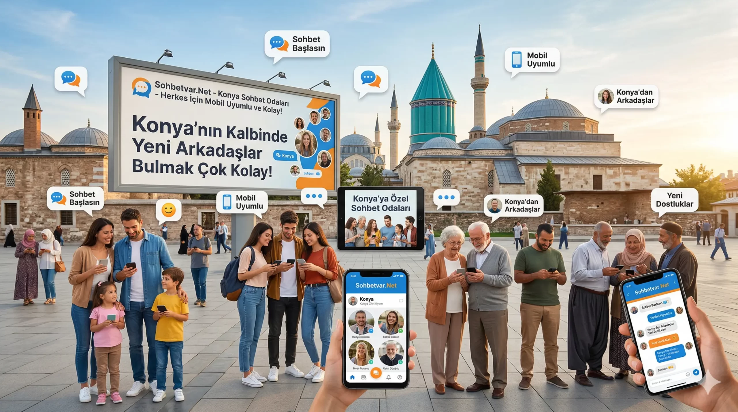 Konya Sohbet Muhabbet Odaları